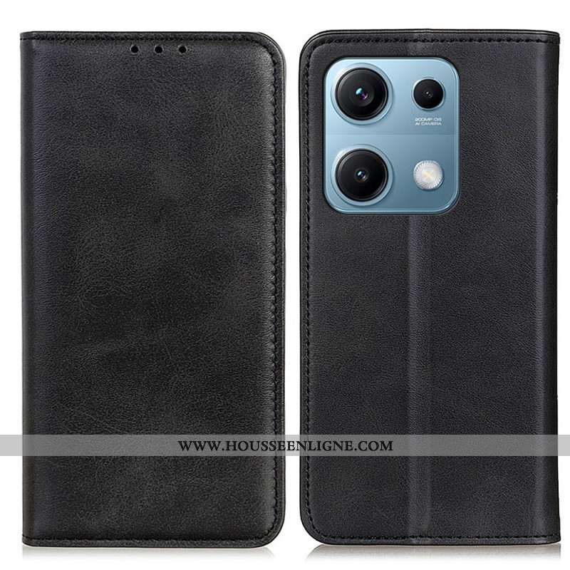 Flip Cover Xiaomi Redmi Note 14S Cuir Fendu
