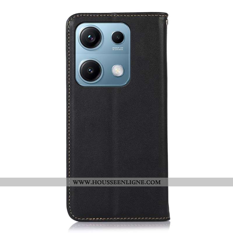 Flip Cover Xiaomi Redmi Note 14S Cuir KHAZNEH