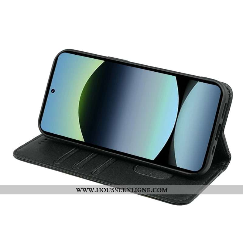 Flip Cover Xiaomi Redmi Note 14S Liseré à Lanière