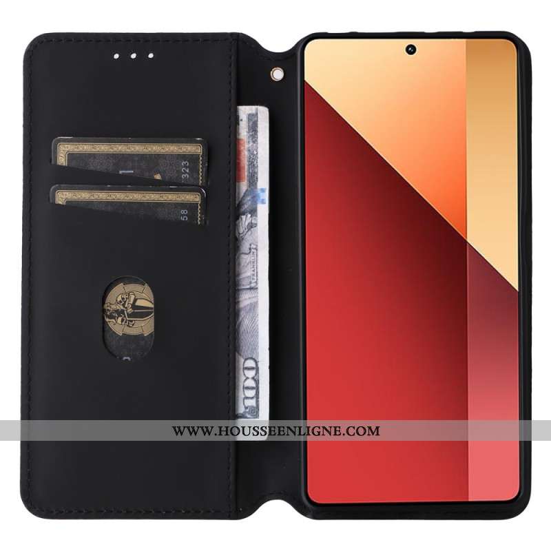 Flip Cover Xiaomi Redmi Note 14S / Note 13 Pro 4G / Poco M6 Pro 4G Motif Losange