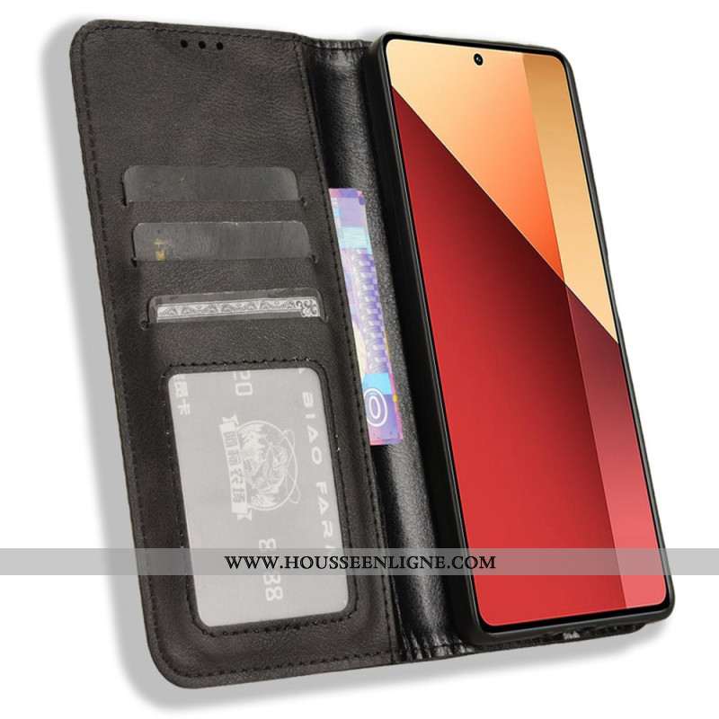 Flip Cover Xiaomi Redmi Note 14S / Note 13 Pro 4G / Poco M6 Pro 4G Style Vintage