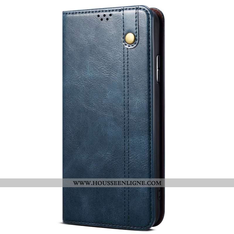 Flip Cover Xiaomi Redmi Note 14S Simili Cuir Ciré