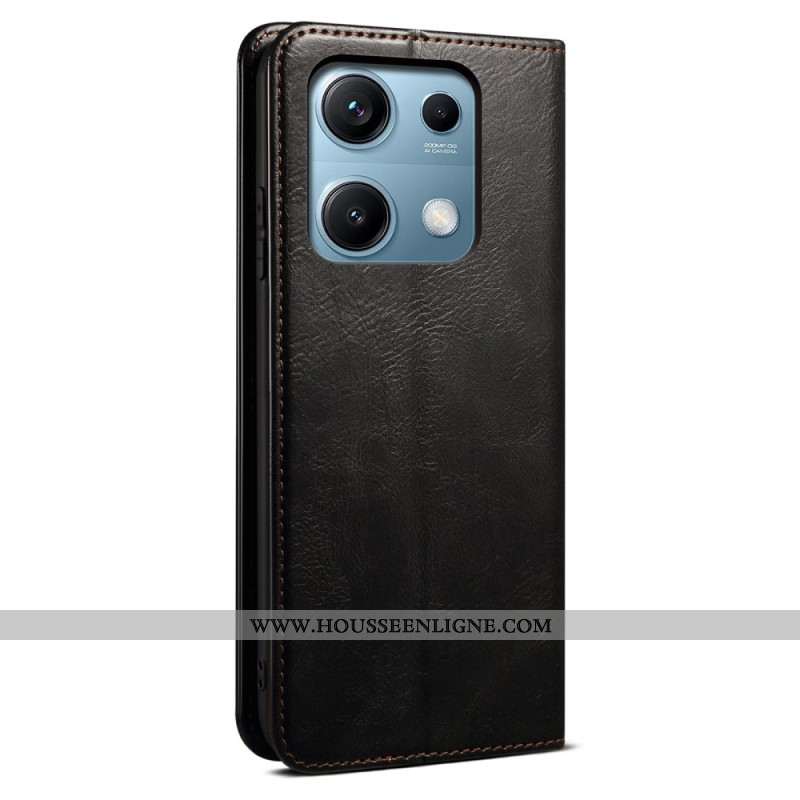 Flip Cover Xiaomi Redmi Note 14S Simili Cuir Ciré