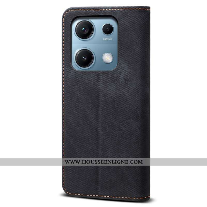 Flip Cover Xiaomi Redmi Note 14S Tissu Jeans