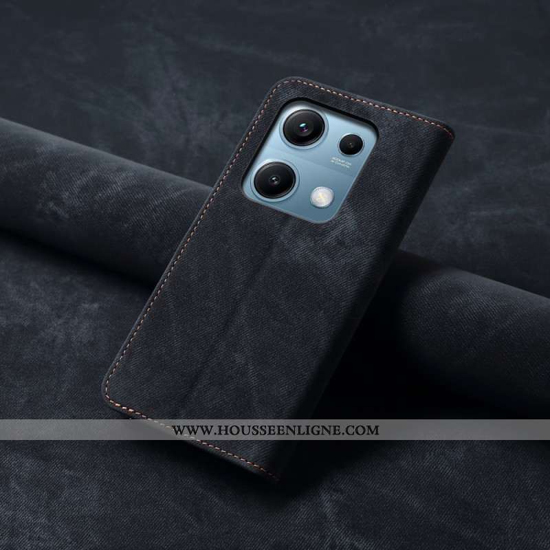 Flip Cover Xiaomi Redmi Note 14S Tissu Jeans