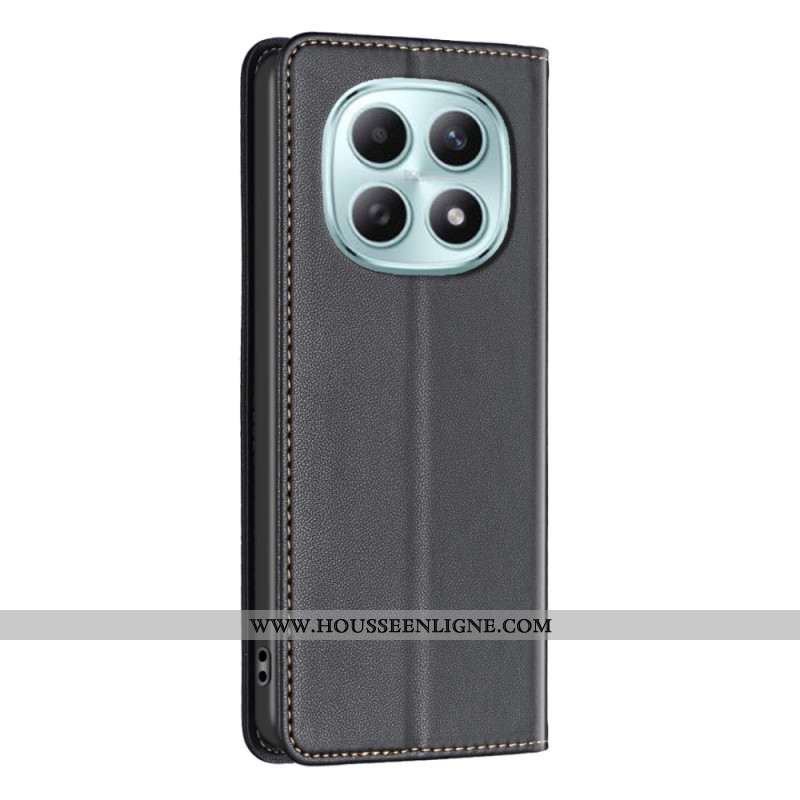 Flip Cover Xiaomi Redmi Note 15 5G / 4G / Poco M8 5G Effet Cuir BINFEN COLOR