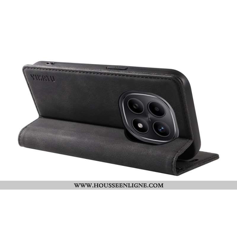 Flip Cover Xiaomi Redmi Note 15 5G / 4G / Poco M8 5G Effet Daim YIKATU