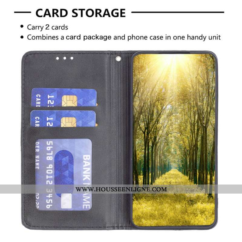 Flip Cover Xiaomi Redmi Note 15 5G / 4G / Poco M8 5G Motif Géométrique