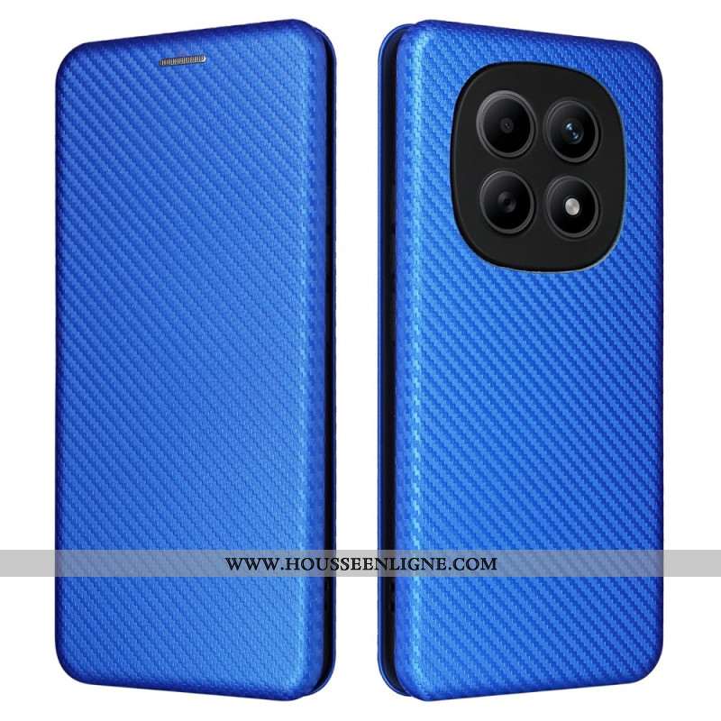 Flip Cover Xiaomi Redmi Note 15 5G / 4G / Poco M8 5G Texture Fibre de Carbone Antichoc