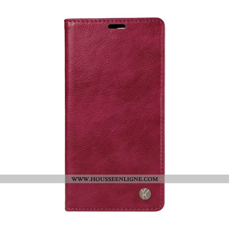 Flip Cover Xiaomi Redmi Note 15 Pro 5G Rétro YIKATU YK