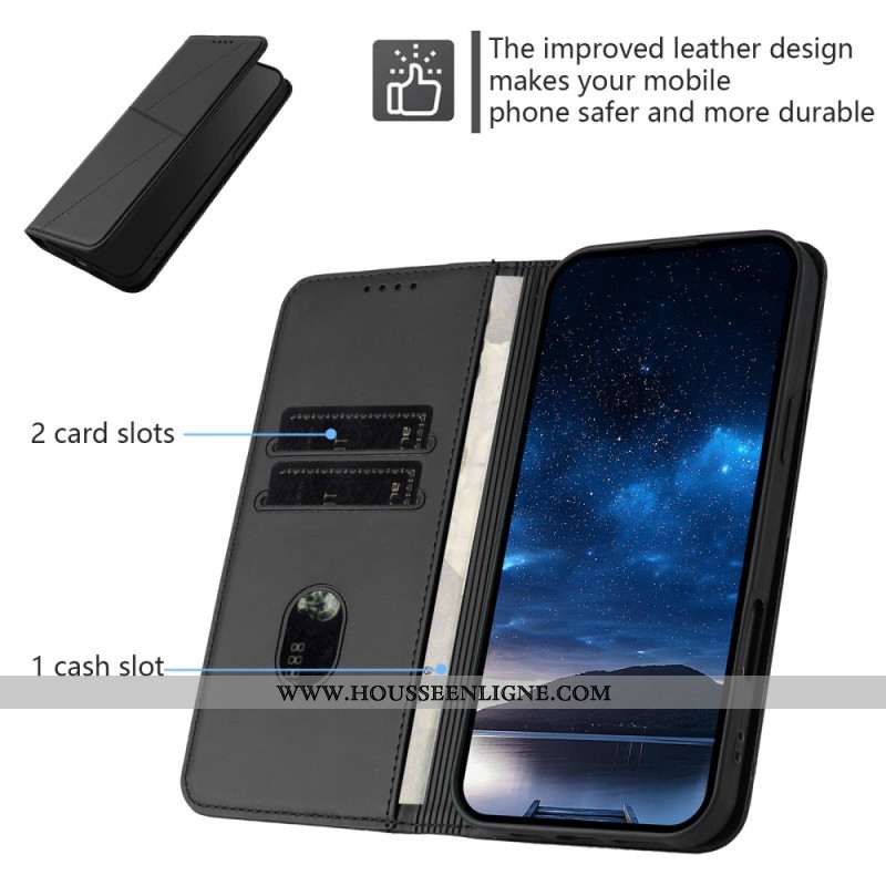 Flip Cover Xiaomi Redmi Note 15 Pro Plus 5G / Poco M8 Pro 5G Lignes