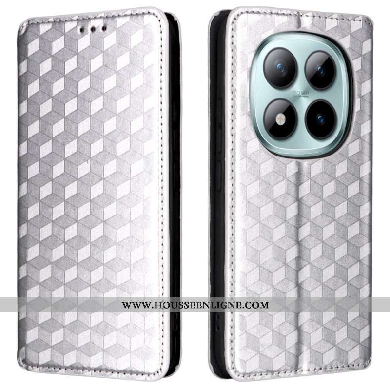 Flip Cover Xiaomi Redmi Note 15 Pro Plus 5G / Poco M8 Pro 5G Losanges Brillants