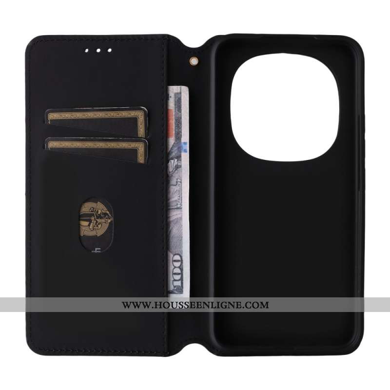 Flip Cover Xiaomi Redmi Note 15 Pro Plus 5G / Poco M8 Pro 5G Losanges Brillants