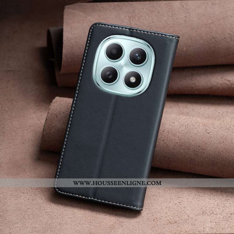 Flip Cover Xiaomi Redmi Note 15 Pro Plus 5G / Poco M8 Pro 5G Simili Cuir BINFEN COLOR