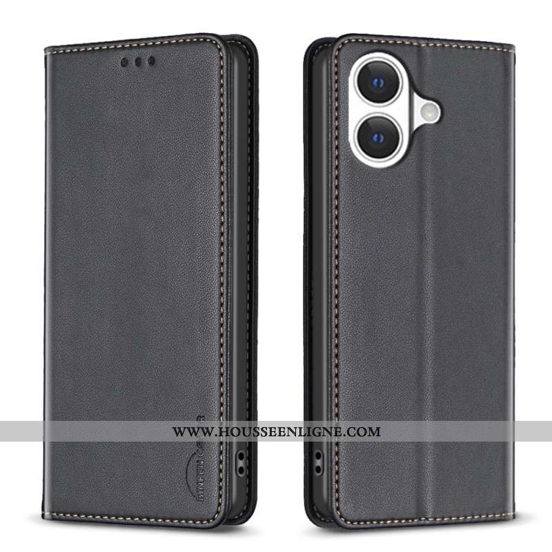 Flip Cover iPhone 17 Classique BINFEN COLOR