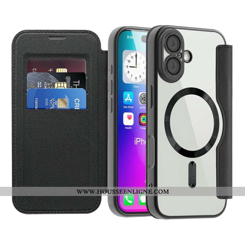 Flip Cover iPhone 17 Compatible MagSafe Matelassée
