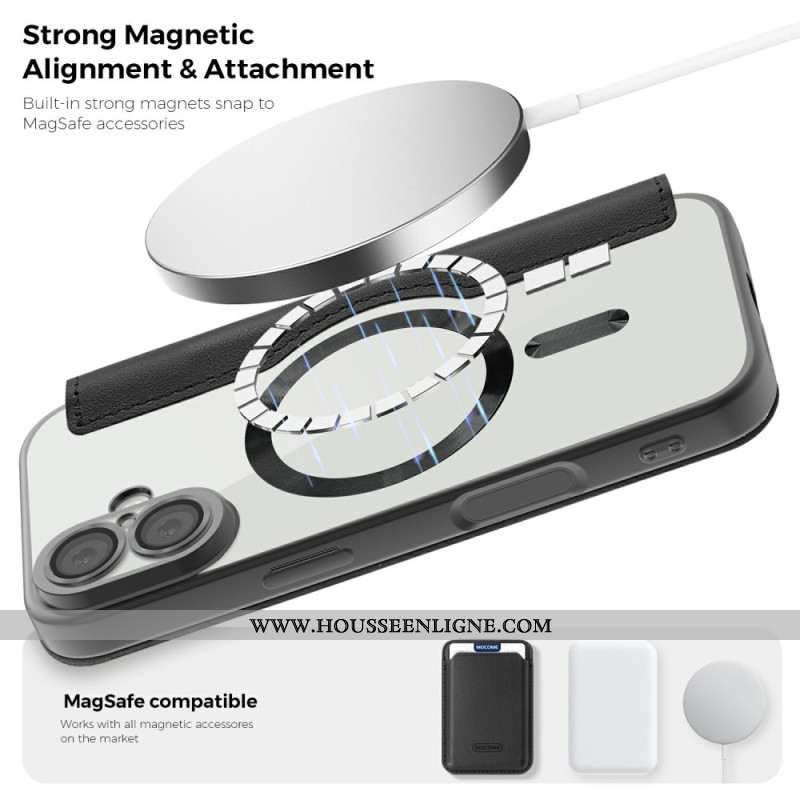 Flip Cover iPhone 17 Compatible MagSafe Matelassée