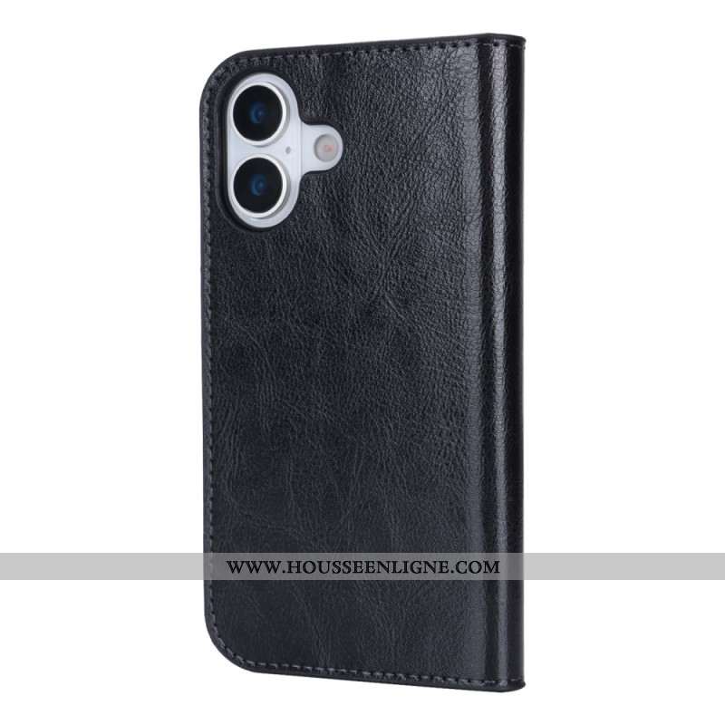 Flip Cover iPhone 17 Cuir