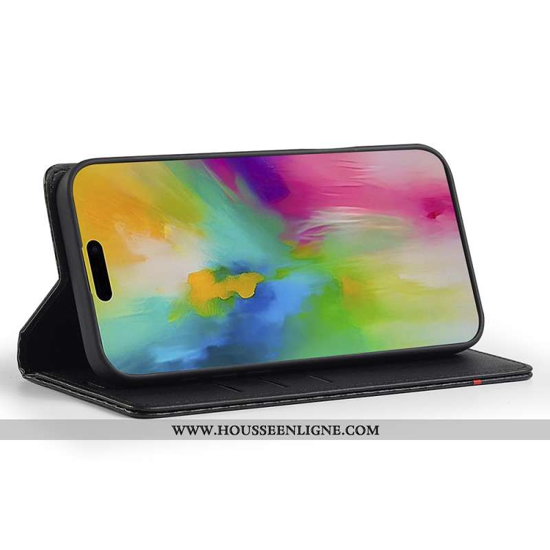 Flip Cover iPhone 17 Fibre Carbone LC.IMEEKE