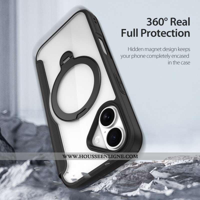 Flip Cover iPhone 17 MagSafe Skin X Pro Series avec Support DUX DUCIS