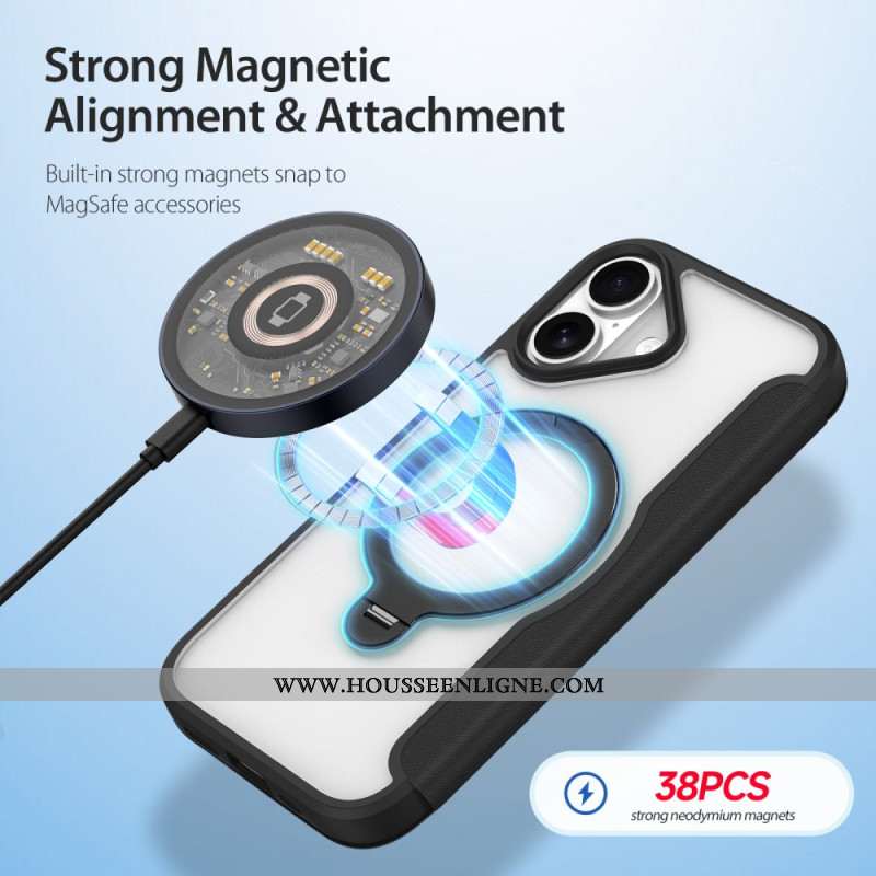 Flip Cover iPhone 17 MagSafe Skin X Pro Series avec Support DUX DUCIS