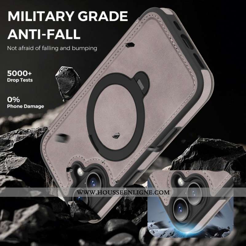 Flip Cover iPhone 17 Magsafe Blocage RFID Intégré