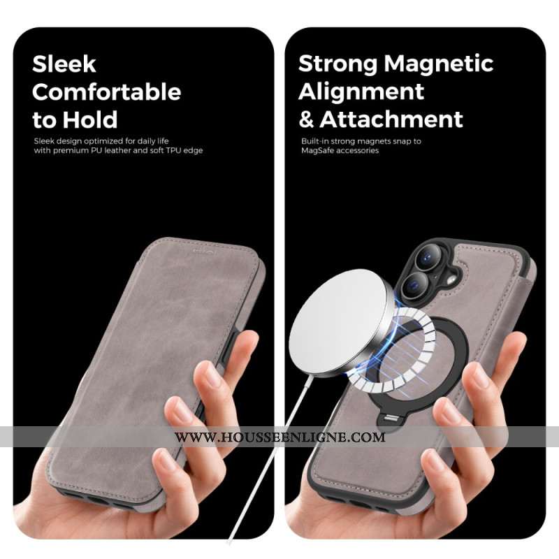 Flip Cover iPhone 17 Magsafe Blocage RFID Intégré