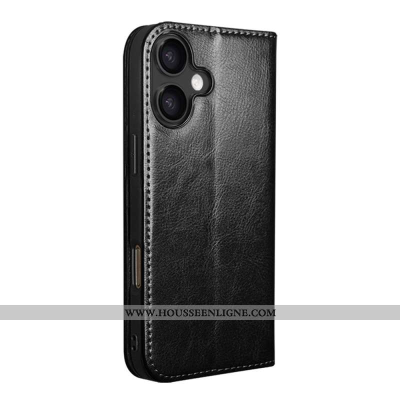 Flip Cover iPhone 17 Portefeuille Cuir QIALINO