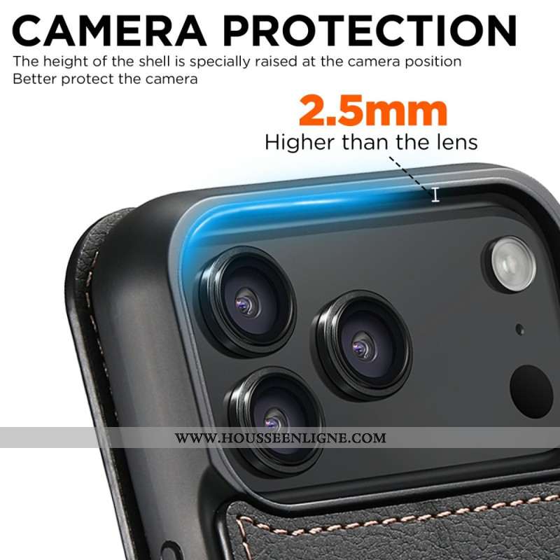 Flip Cover iPhone 17 Pro Compatible MagSafe Vintage Design