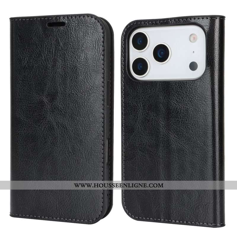Flip Cover iPhone 17 Pro Cuir