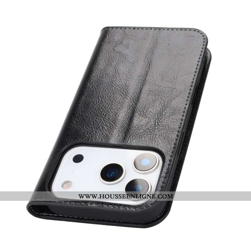 Flip Cover iPhone 17 Pro Cuir