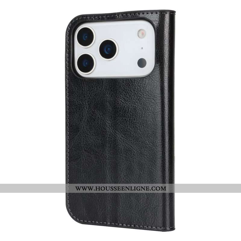 Flip Cover iPhone 17 Pro Cuir