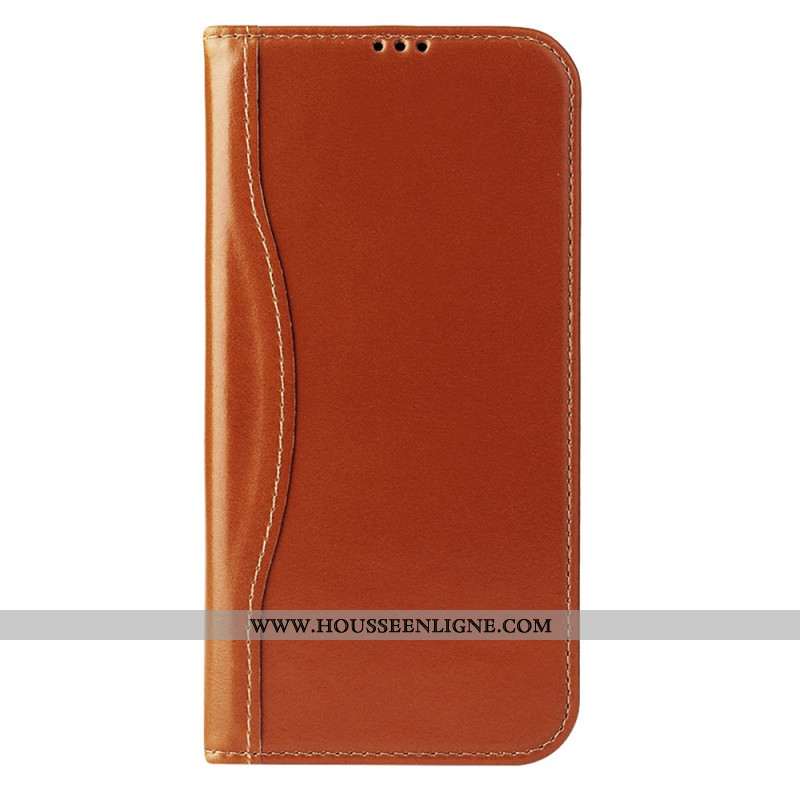 Flip Cover iPhone 17 Pro Cuir Premium Design