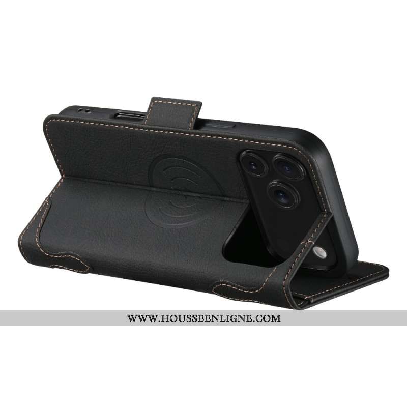 Flip Cover iPhone 17 Pro Max Compatible MagSafe Premium Vintage