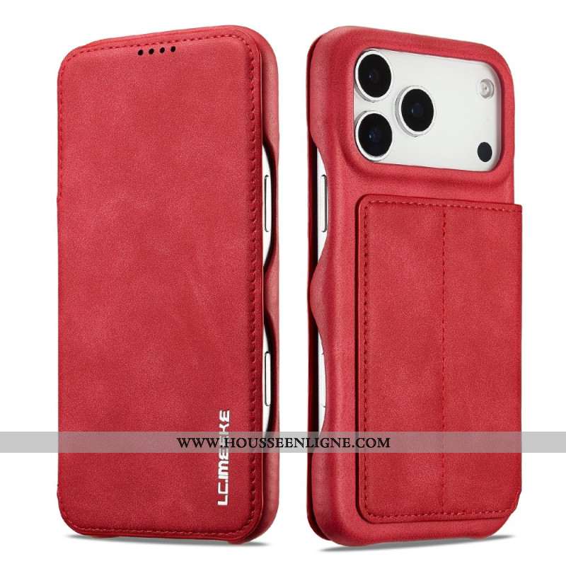 Flip Cover iPhone 17 Pro Max Effet Daim LC.IMEEKE