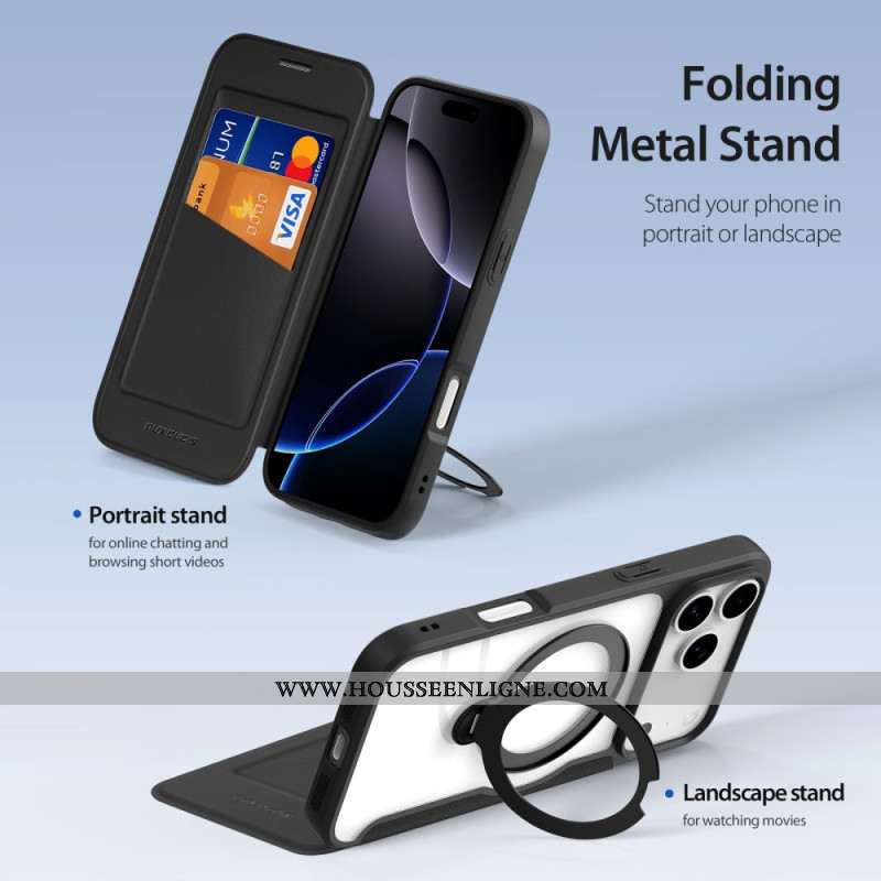 Flip Cover iPhone 17 Pro Max Magsafe avec Support Skin X Pro Series DUX DUCIS