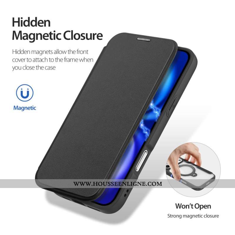 Flip Cover iPhone 17 Pro Max Magsafe avec Support Skin X Pro Series DUX DUCIS