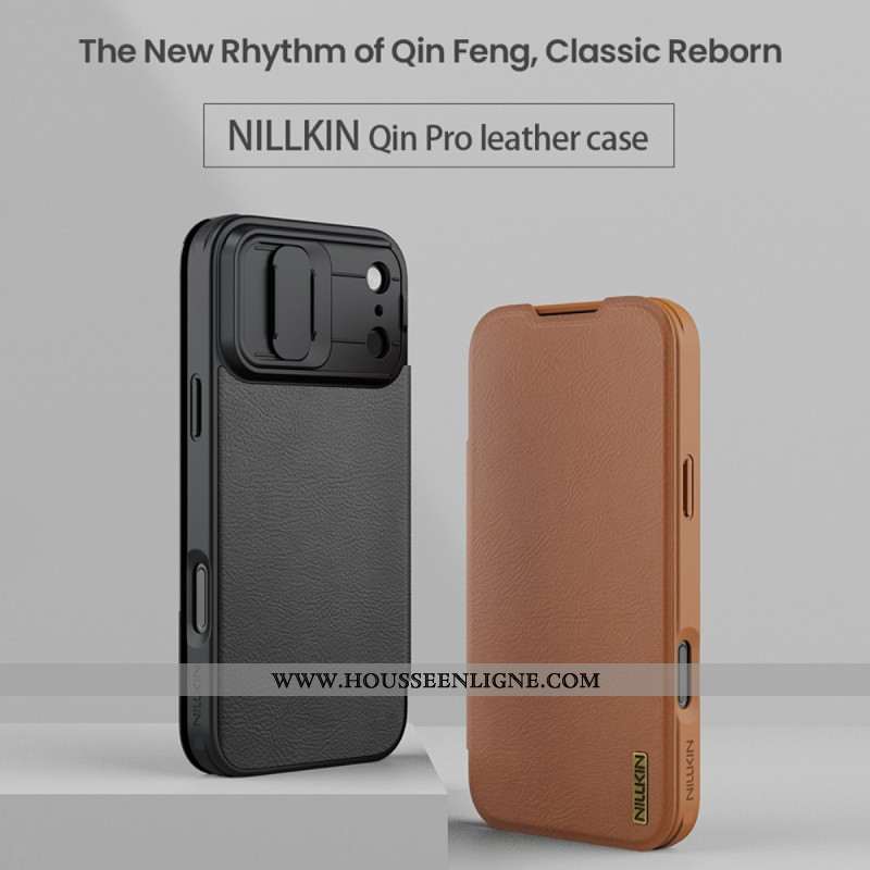 Flip Cover iPhone 17 Pro Max Qin Pro Series NILLKIN