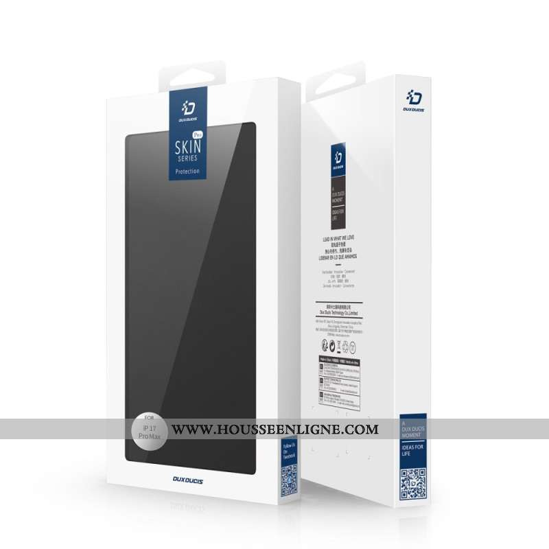 Flip Cover iPhone 17 Pro Max Skin Pro Series DUX DUCIS