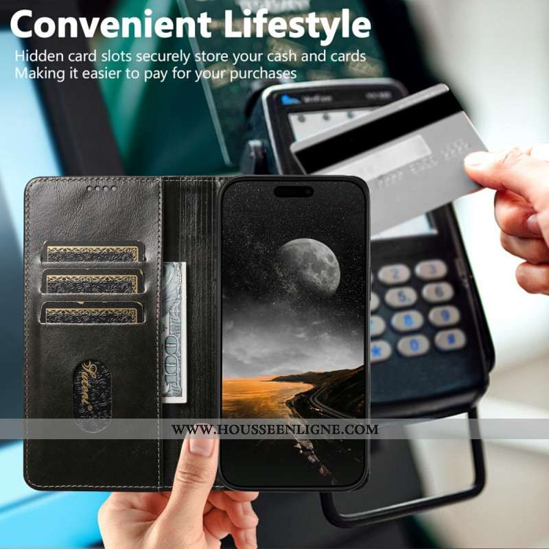 Flip Cover iPhone 17 Pro Max Vintage SUTENI