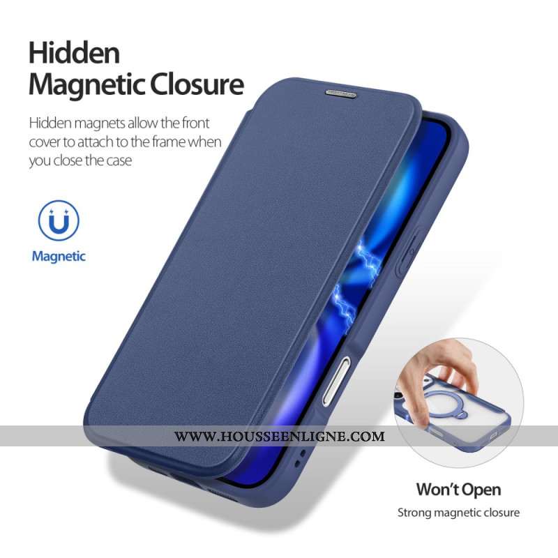 Flip Cover iPhone 17 Pro Skin X Pro Series avec Support DUX DUCIS