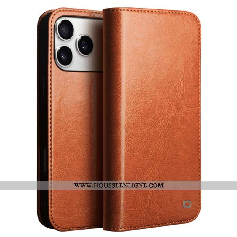 Flip Cover iPhone 17 Pro Vintage QIALINO