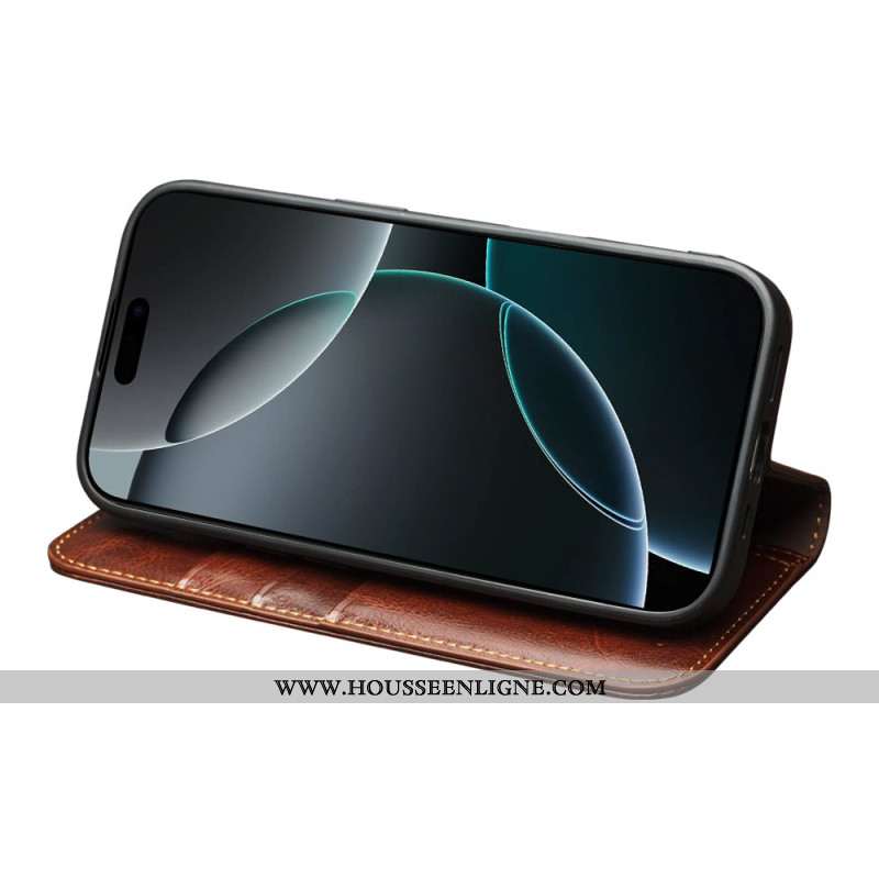 Flip Cover iPhone 17 Pro Vintage QIALINO