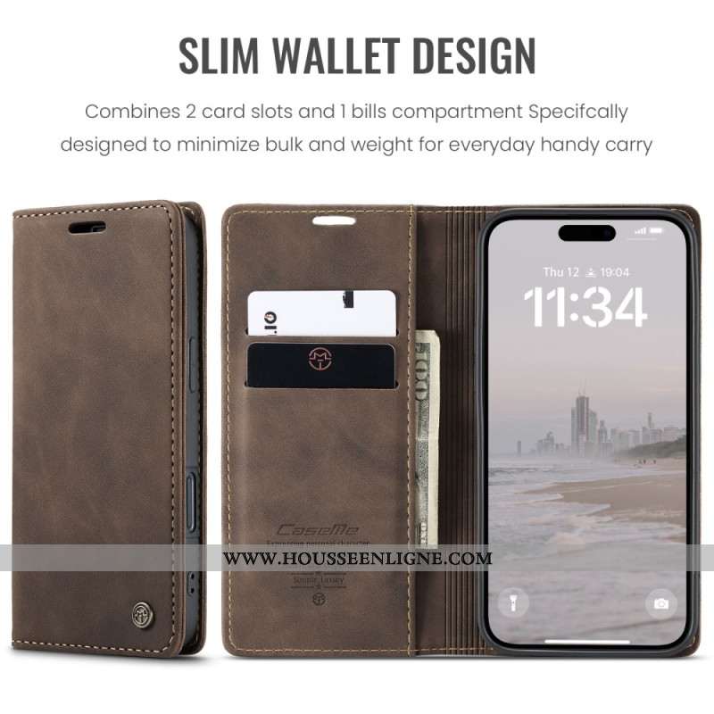 Flip Cover iPhone 17 Protection RFID CASEME