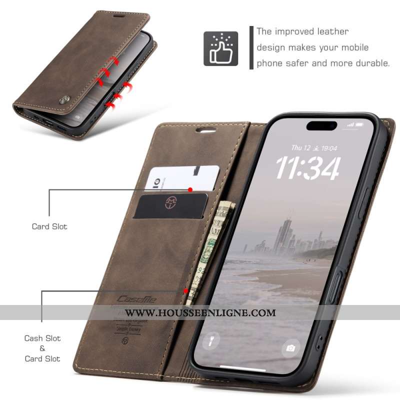 Flip Cover iPhone 17 Protection RFID CASEME