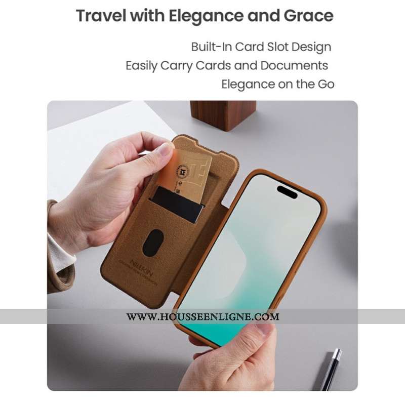 Flip Cover iPhone 17 Qin Pro Sries NILLKIN