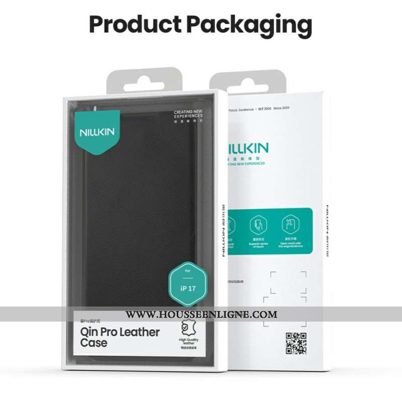 Flip Cover iPhone 17 Qin Pro Sries NILLKIN
