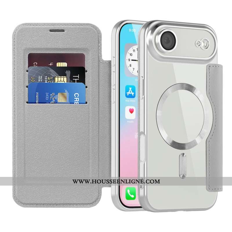 Flip Cover iPhone Air Compatible MagSafe Matellasée