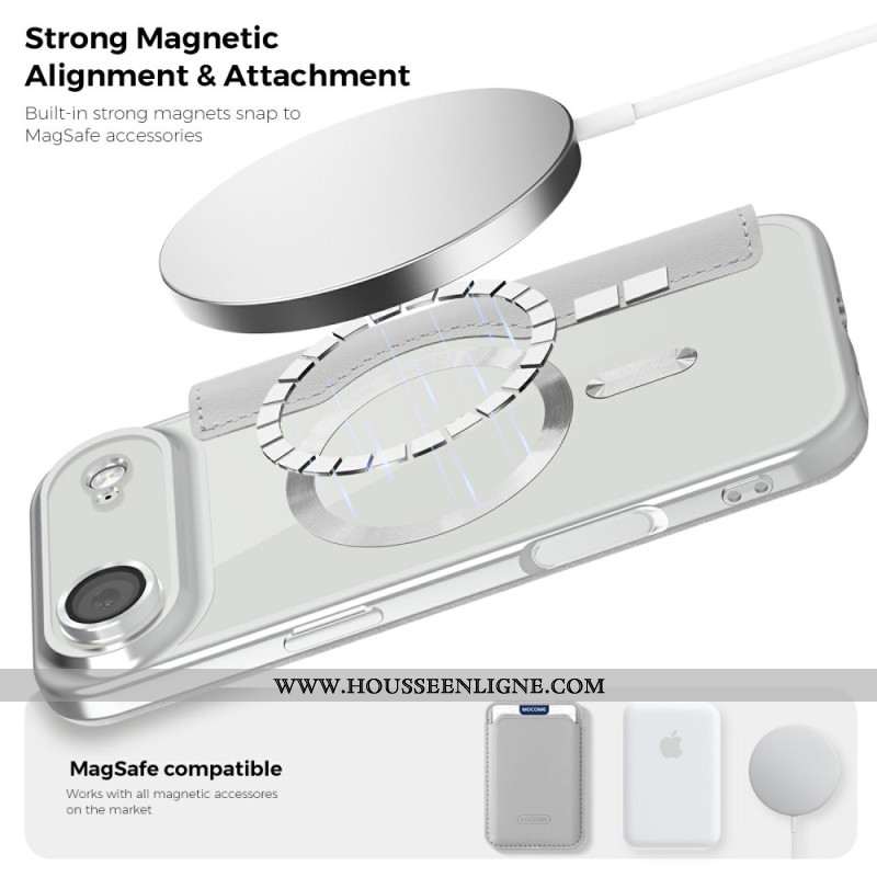 Flip Cover iPhone Air Compatible MagSafe Matellasée
