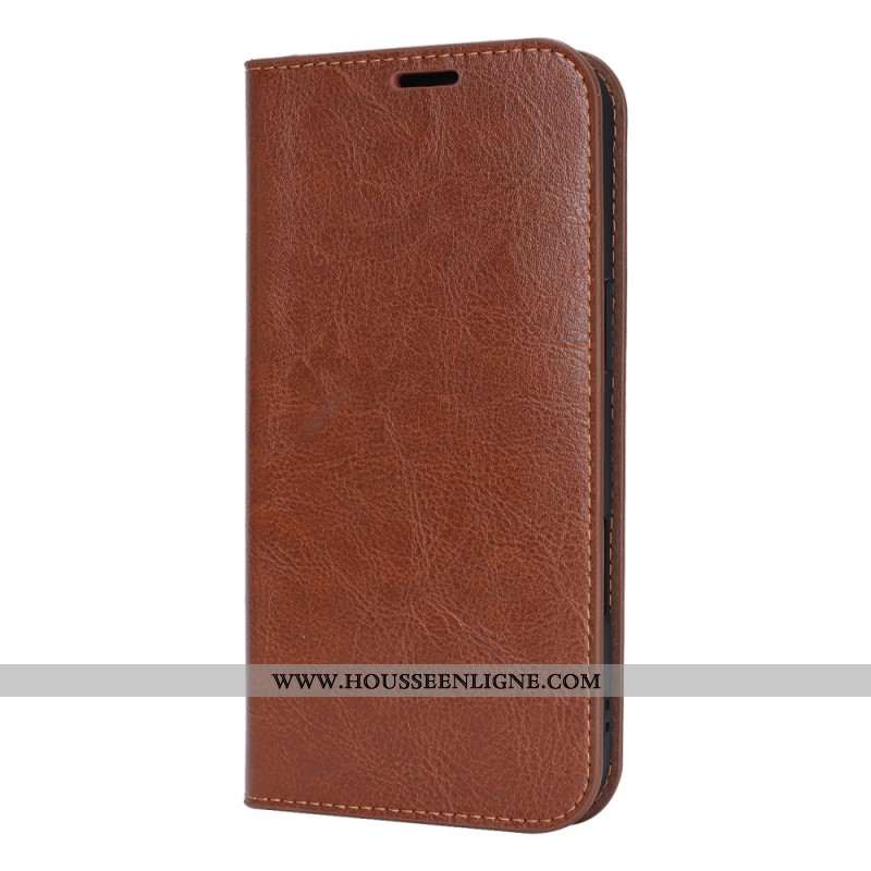 Flip Cover iPhone Air Cuir Véritable